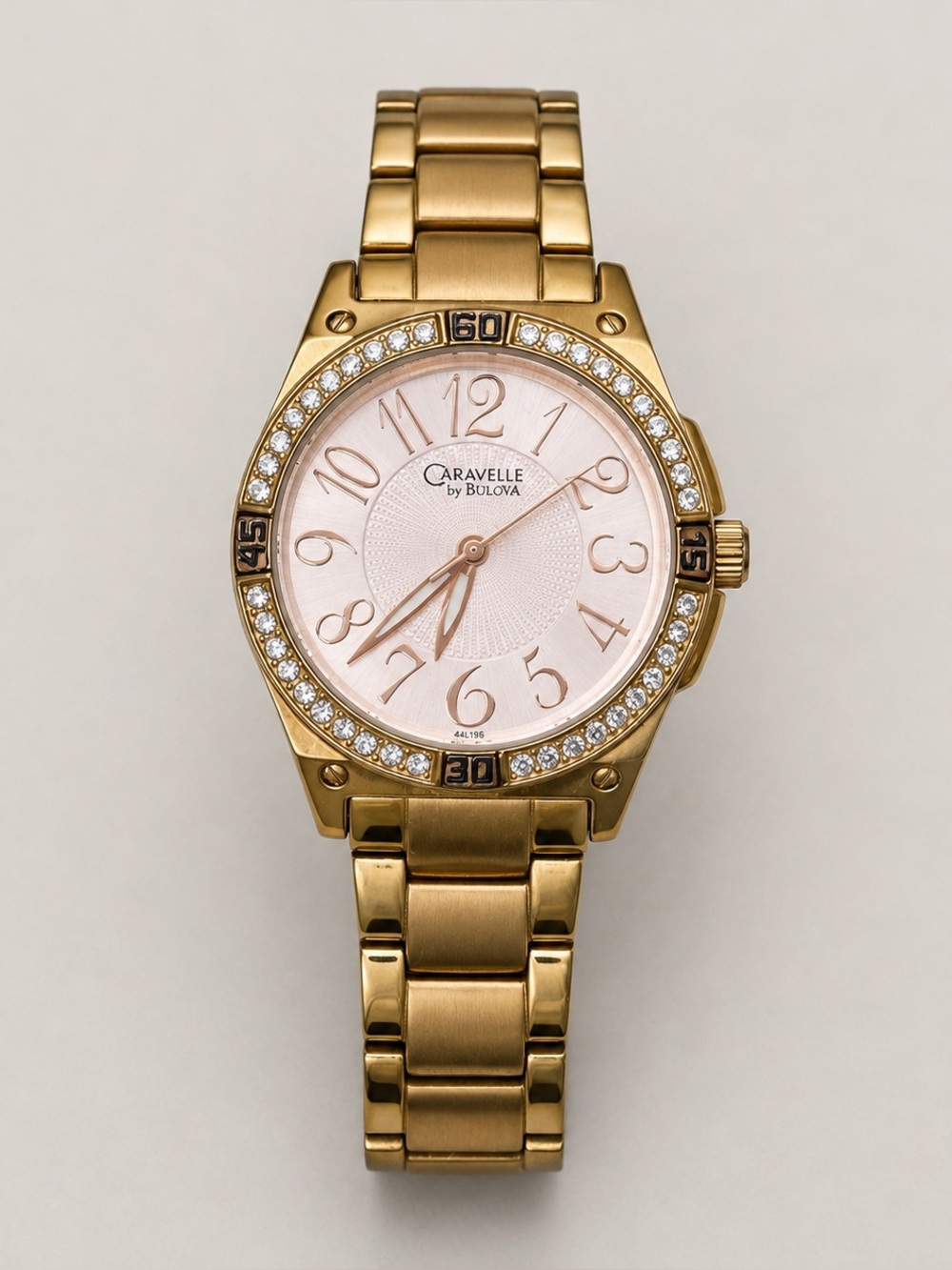 Caravelle by Bulova Women's Round Analog Rose Gold Tone Watch